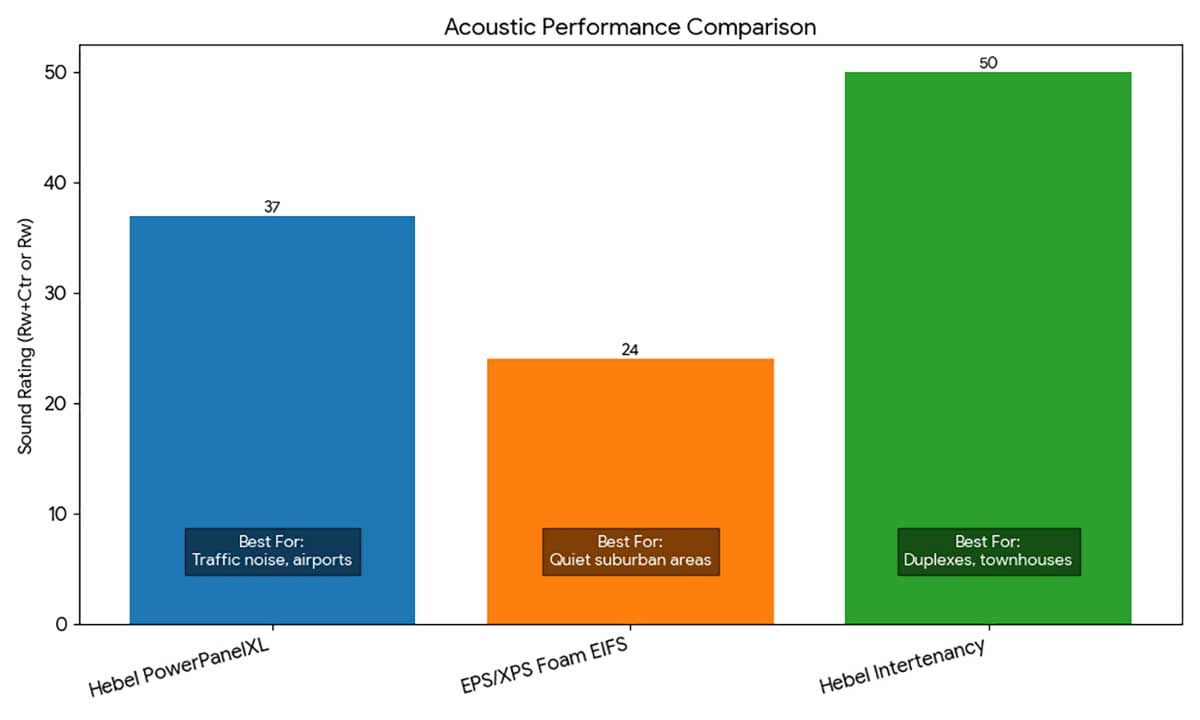Acoustic Performance Hebel vs Foam